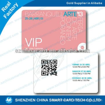 promotion plastic pvc gym barcode membership